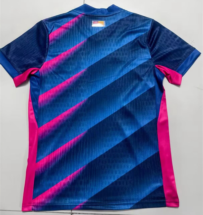 (S-4XL) 2025-2026 Special Version Barcelona Blue Stripes Thailand Soccer Jersey AAA-2483