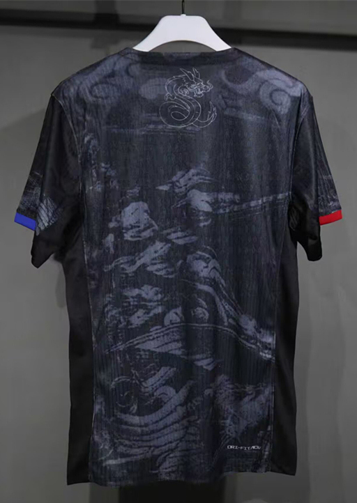 (S-3XL) Player Version 2025-2026 Black Dragon Version Barcelona Black Thailand Soccer Jersey AAA-4563