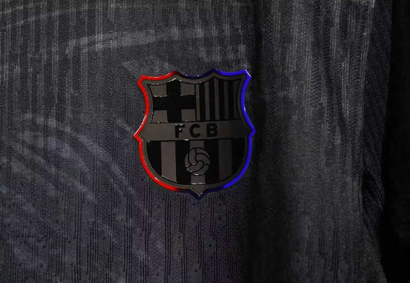 (S-3XL) Player Version 2025-2026 Black Dragon Version Barcelona Black Thailand Soccer Jersey AAA-4563