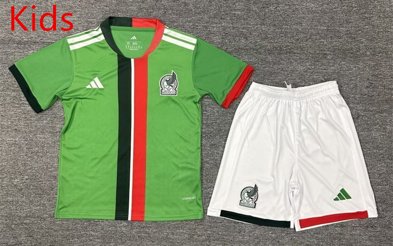 2026-2027 Special Version Mexico Green Kids/Youth Soccer Uniform