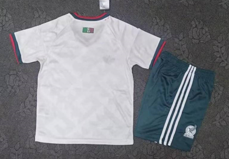 2026-2027 Mexico Away White Kids/Youth Soccer Uniform