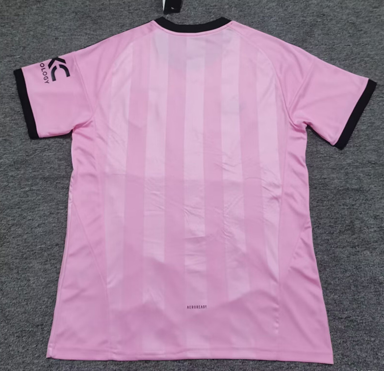 (S-4XL) 2025-2026 Manchester United Goalkeeper Pink Thailand Soccer Jersey AAA-5378