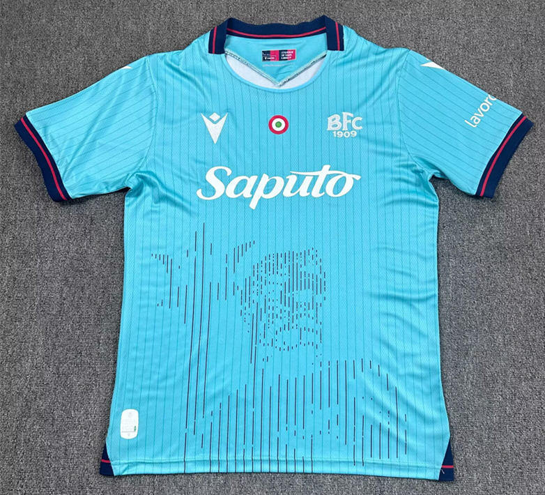 2025-2026 Bologna FC 1909 2nd Away Light Blue Thailand Soccer Jersey AAA-417