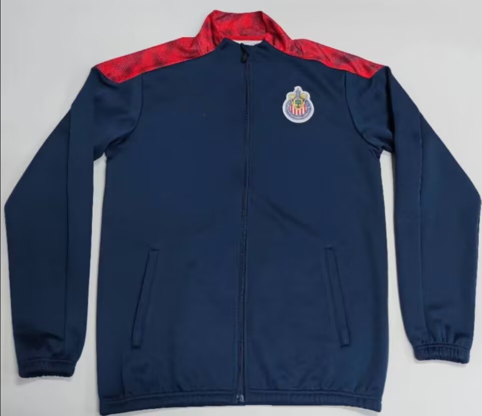 (S-3XL) 2025-2026 Deportivo Guadalajara Royal Blue Thailand Soccer Jacket -912