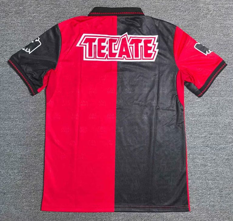 Retro Version 1994-1995 Atlas Home Black&Red Thailand Soccer Jersey AAA-912