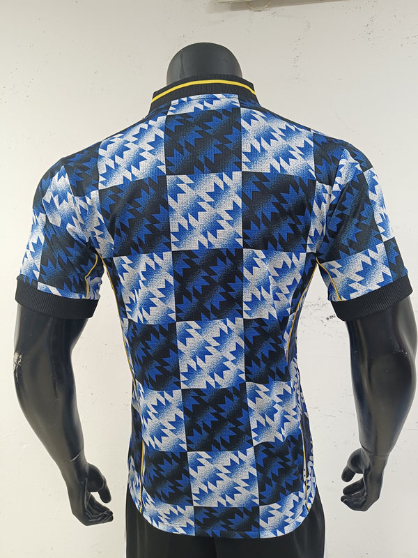 Player Version 2025-2026 Retro Manchester United Blue Thailand Soccer Jersey-0871