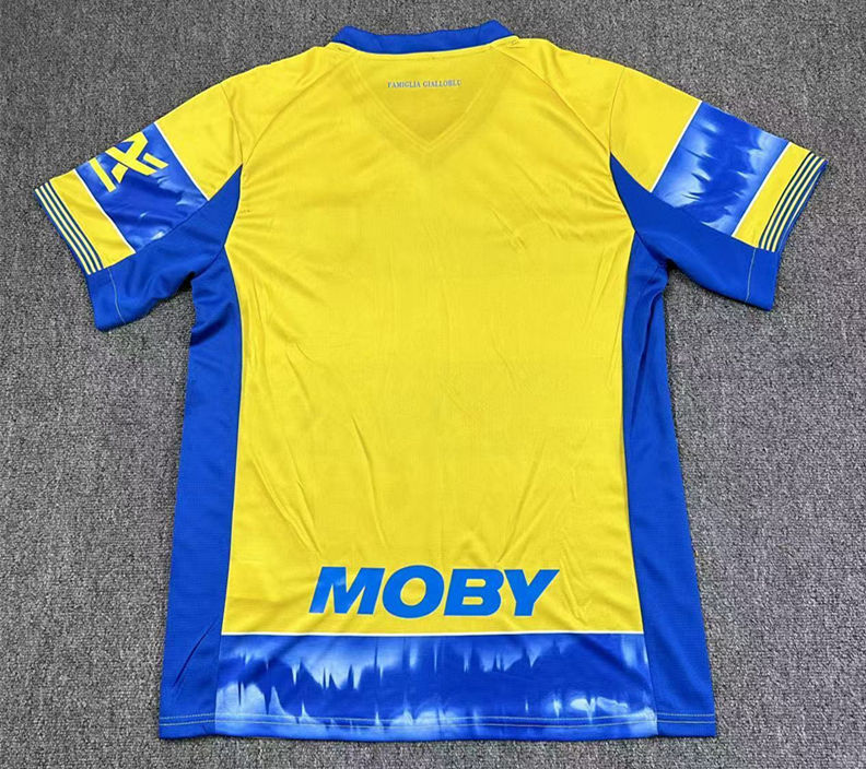 2025-2026 Parma Calcio Away Yellow&Blue Thailand Soccer Jersey AAA-417