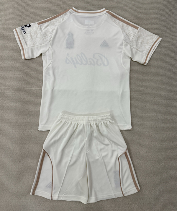 2025-2026 Nottingham Forest Away White Kid/Youth Soccer Uniform-AY