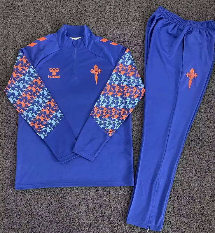 2025-2026 Celta de Vigo Blue Thailand Soccer Tracksuit-4692