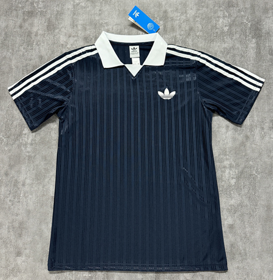 (S-4XL) 2025-2026 Adidas Blue Thailand Polo Shirt-4506