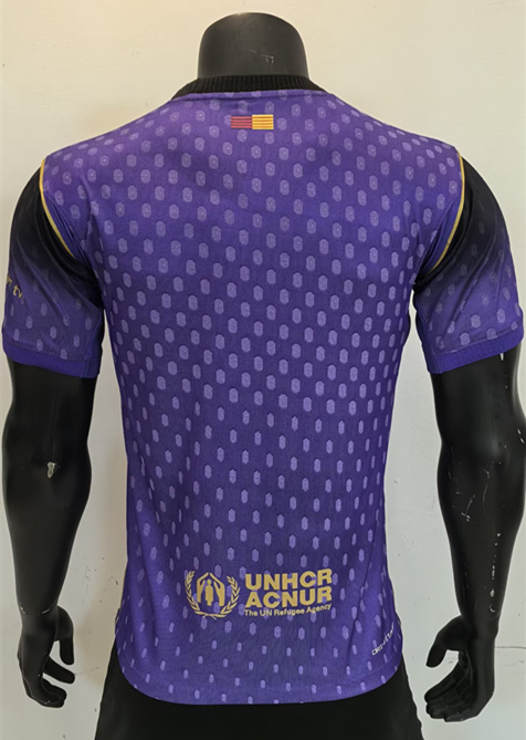 Player Version 2025-2026 Special Version Barcelona Purple Thailand Soccer Jersey AAA-4124