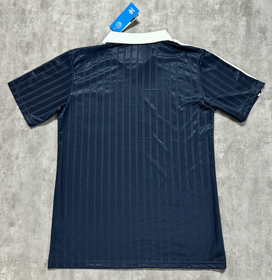 (S-4XL) 2025-2026 Adidas Blue Thailand Polo Shirt-4506