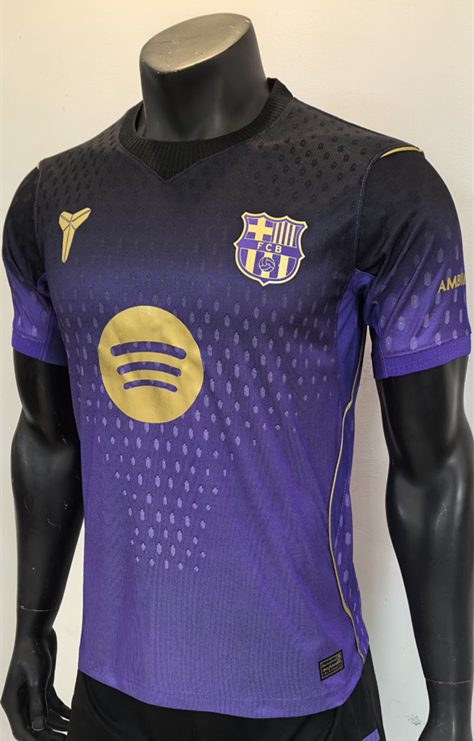 Player Version 2025-2026 Special Version Barcelona Purple Thailand Soccer Jersey AAA-4124