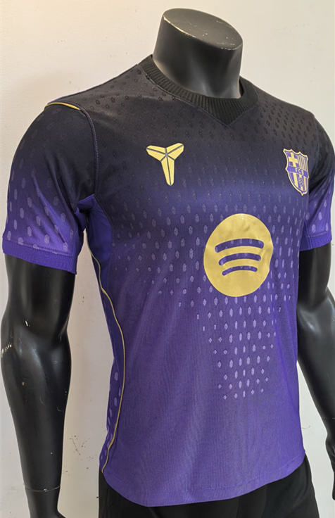 Player Version 2025-2026 Special Version Barcelona Purple Thailand Soccer Jersey AAA-4124
