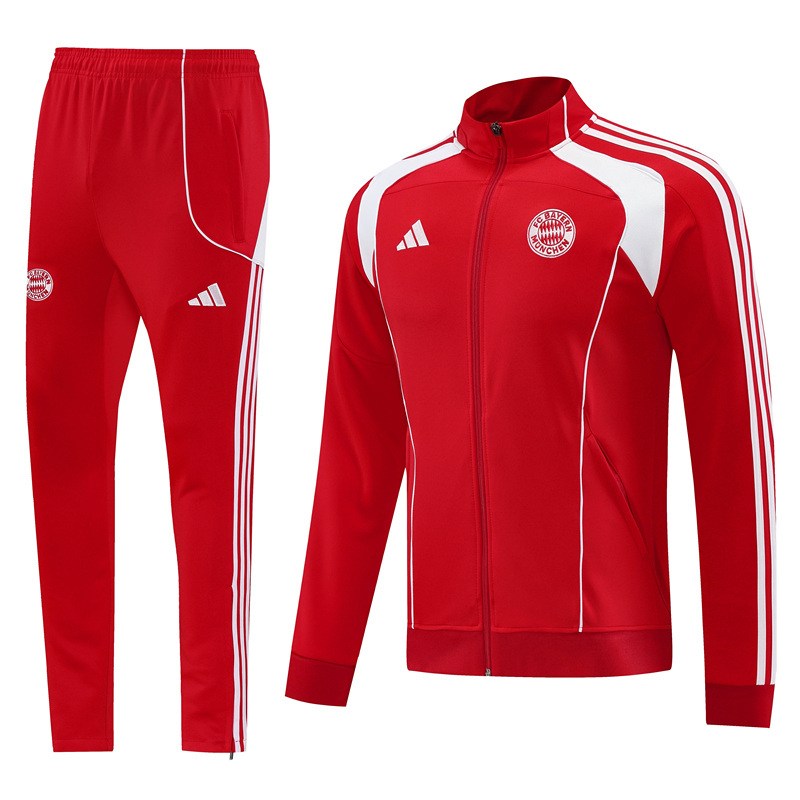 2025-2026 Bayern München Red Soccer Jacket Uniform-LH
