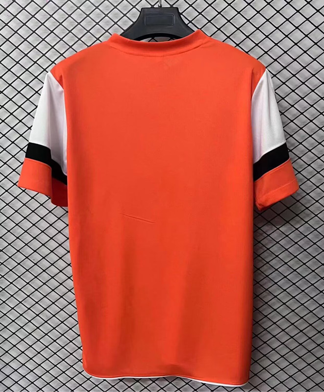 Retro Version 2013 Málaga CF Second Away Orange Thailand Soccer-2044