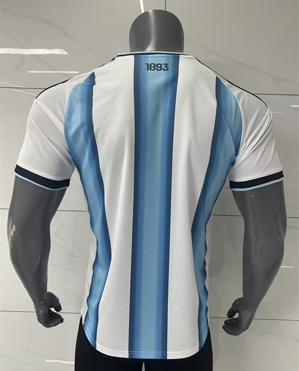 (S-4XL) (With Championship Badge)2026 World Cup Argentina Home Blue&White Thailand Soccer Jersey AAA-416