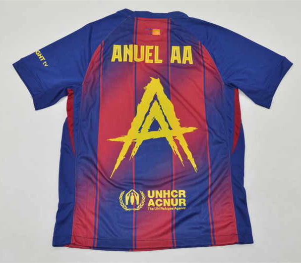 2025-2026 AA Version Barcelona Home Blue&Red Thailand Soccer Jersey AAA