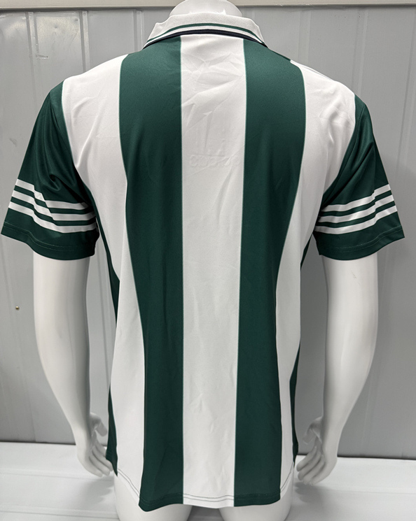 Retro Version 1996-1997 Panathinaikos F.C. Home Green&White Thailand Soccer Jersey AAA-503