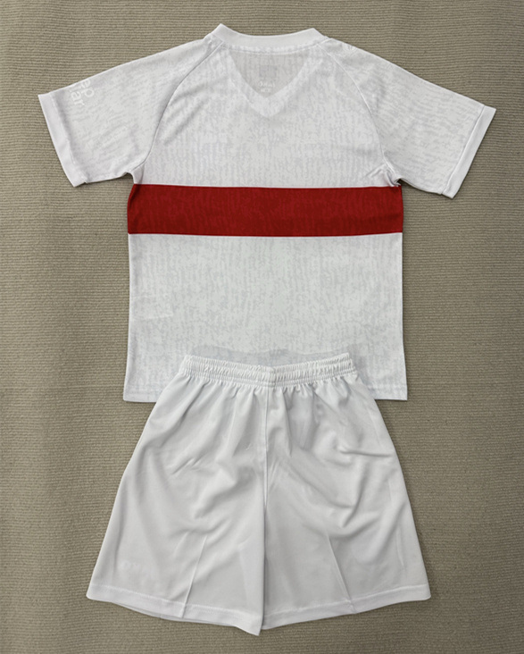 2025-2026 Anniversary Version VfB Stuttgart White Kids/Youth Soccer Uniform-AY