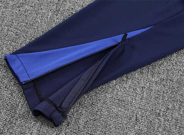 2025-2026 France Colorful Blue Thailand Soccer Tracksuit Uniform-4627