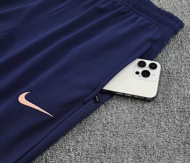 2025-2026 France Colorful Blue Thailand Soccer Tracksuit Uniform-4627