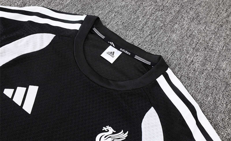 Player Version 2025-2026 Liverpool Black Thailand Soccer Training Uniform-9926