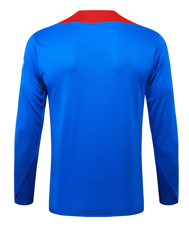 2025-2026 Paris Blue&Red Inkjet Thailand Soccer Tracksuit-815