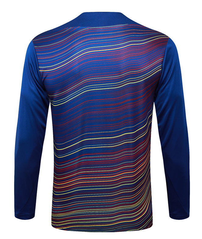 2025-2026 Barcelona Color Blue Thailand Soccer Tracksuit-815