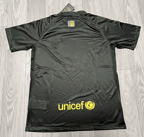 Retro Version 2011-2012 Barcelona Away Black Thailand Soccer Jersey AAA-5404