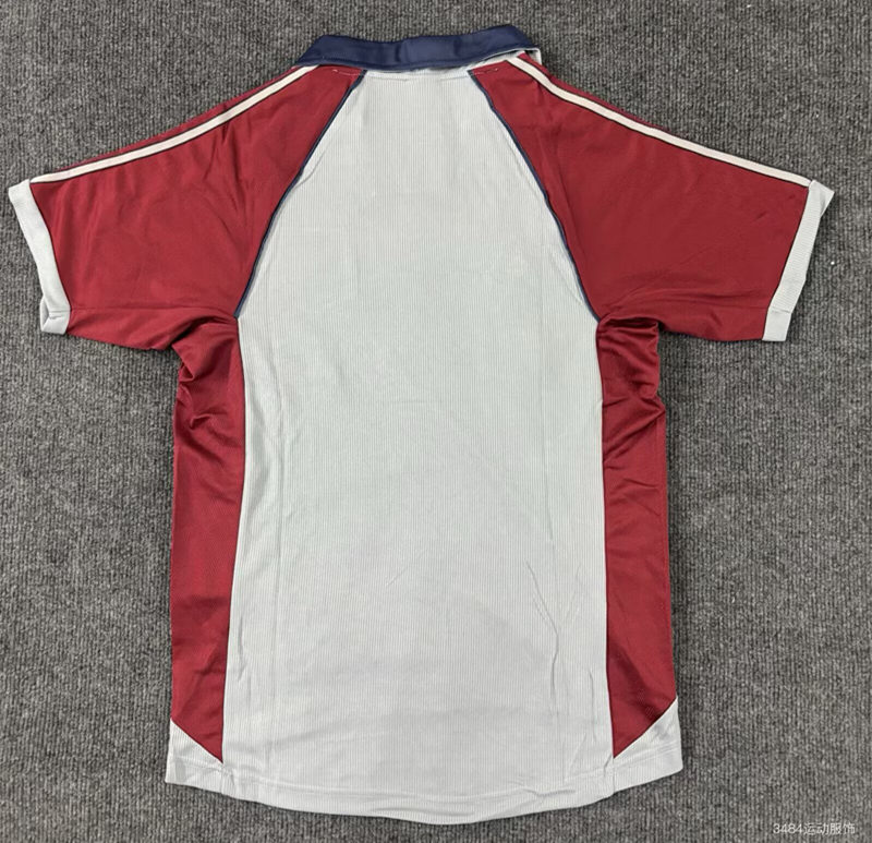 Retro Version 1997-1999 Bayern München Away Red&White Thailand Soccer Jersey AAA-5404
