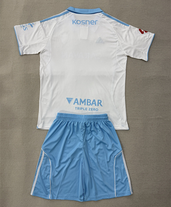 2025-2026 Real Zaragoza Home White Soccer Uniform-AY
