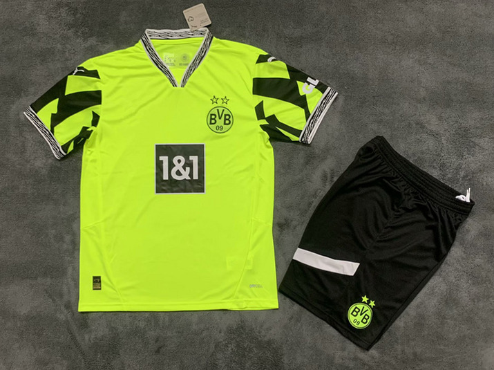 2025-2026 Borussia Dortmund Fluorescent green Soccer Uniform