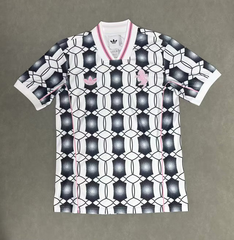 (S-4XL) 2025-2026 Juventus White&Gray Thailand Soccer Jersey AAA