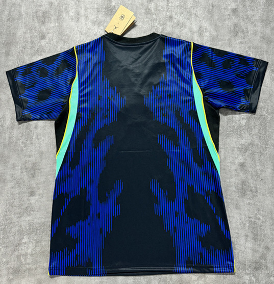 (S-4XL) 2026-2027 Brazil Away Blue&Black Thailand Soccer Jersey AAA-4506