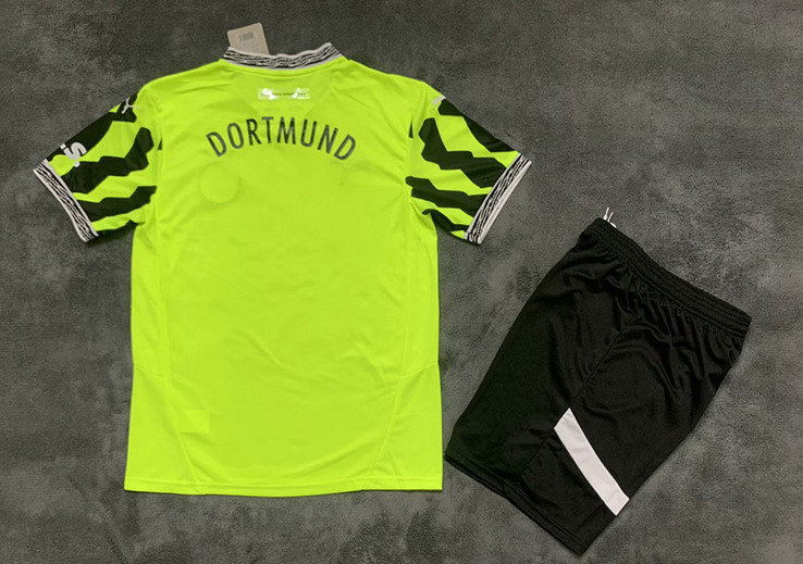 2025-2026 Borussia Dortmund Fluorescent green Soccer Uniform