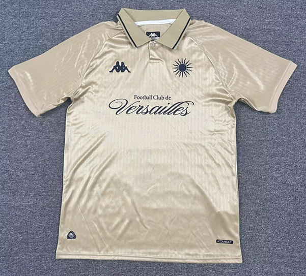 (S-4XL) 2025-2026 FC Versailles 2nd Away Golden Thailand Soccer Jersey AAA-512