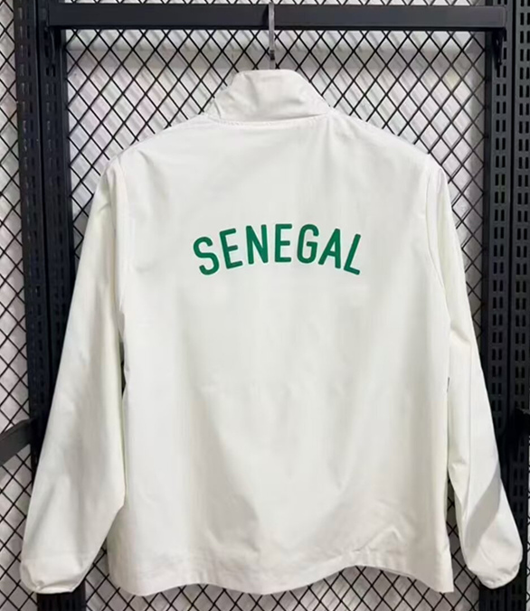 2025-2026 Senegal White Thailand Trench Coat -8268