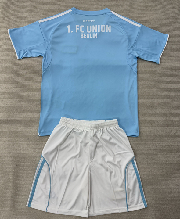 2025-2026 Union Berlin 2nd Away Light Blue Soccer Uniform-AY