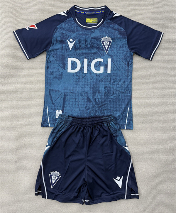 2025-2026 Cádiz CF 2nd Away Blue Soccer Uniform-AY