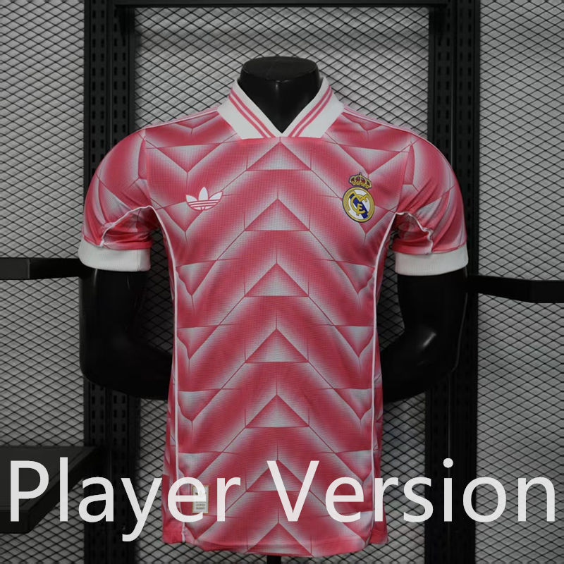 Player Version 2025-2026 Special Version Real Madrid Pink Thailand Soccer Jersey-888