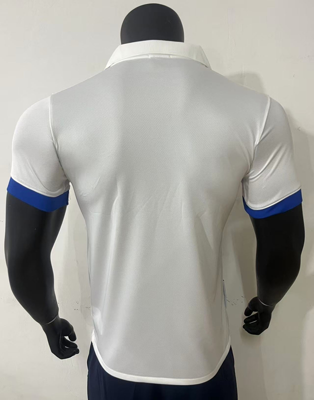 Retro Version 2009-2010 Inter Milan Away White&Blue Thailand Soccer Jersey AAA-0871