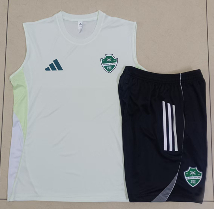2025-2026 Al-Ahli Saudi Light Green Thailand Vest Tracksuit Uniform-815