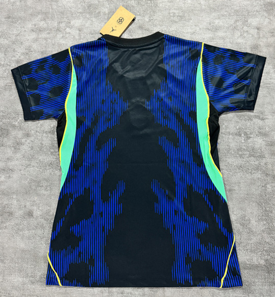 2025-2026 Brazil Away Blue Thailand Women Soccer Jersey AAA-4506