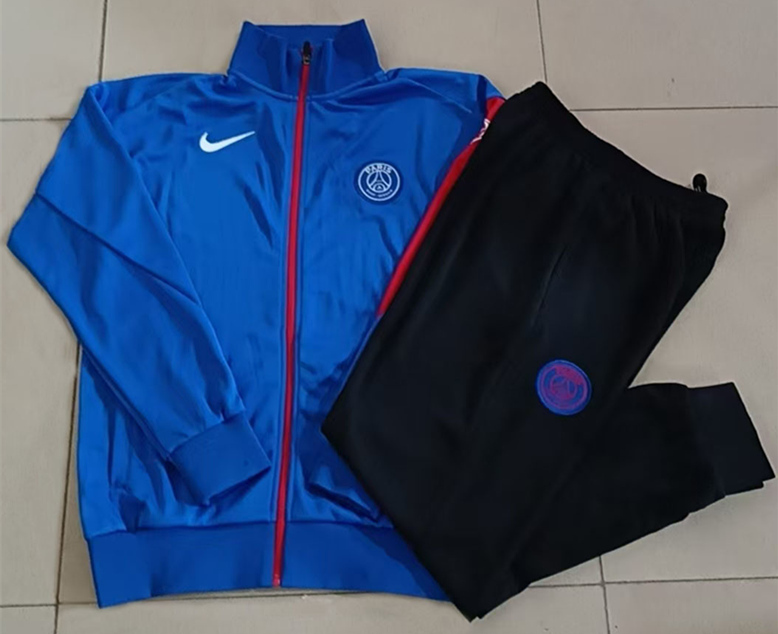 2025-2026 Paris SG Color Blue Thailand Soccer Jacket Unifrom-815