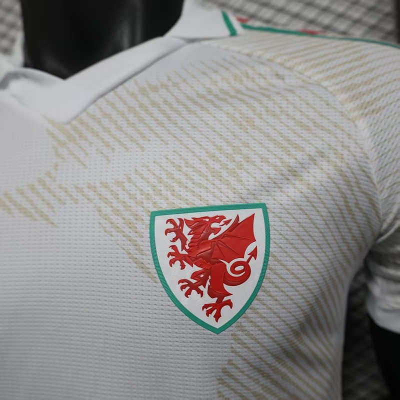 Player Version 2026-2027 Wales Away White Thailand Soccer Jersey AAA-888