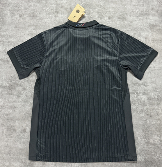 (S-4XL) 2025-2026 Paris 4th Away Black Thailand Soccer Jersey AAA(With Stars)-4506