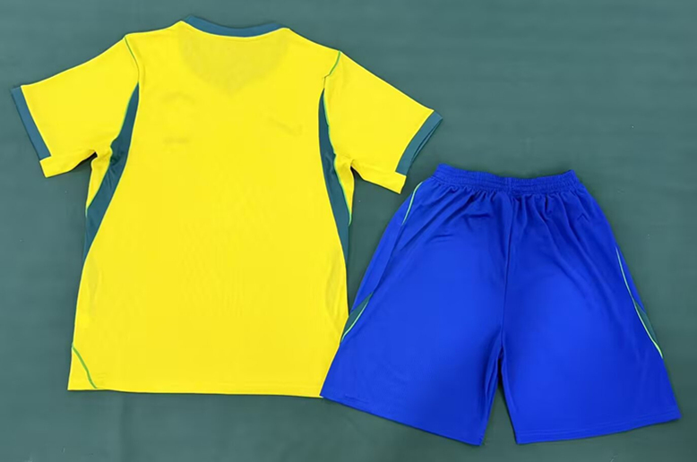 2026 World Cup Brazil Home Yellow Soccer Uniform-6748