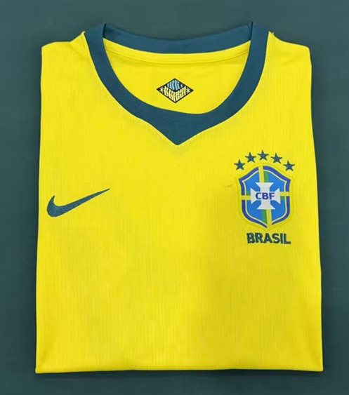 2026 World Cup Brazil Home Yellow Soccer Uniform-6748
