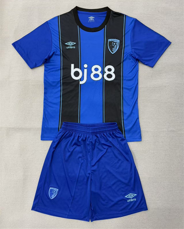 2025-2026 AFC Bournemouth Away Blue Soccer Uniform-AY